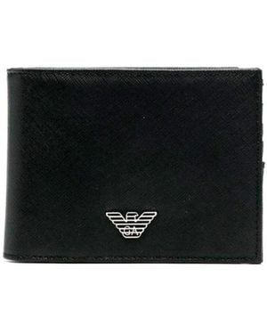Armani Portafoglio con logo - Nero