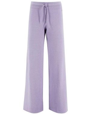 Mc2 Saint Barth Wide Trousers - Violet
