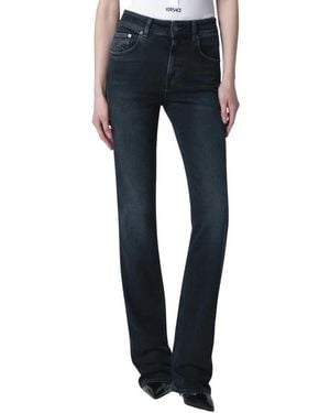 Haikure Boot-Cut Jeans - Blue