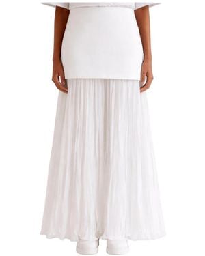 MEIMEIJ Maxi Skirts - White