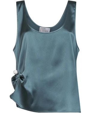 GIUSEPPE DI MORABITO Sleeveless Tops - Blue