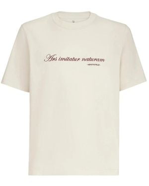 Brunello Cucinelli T-Shirts - White