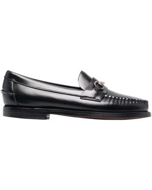 Sebago Klassischer Joe Mokassin - Schwarz