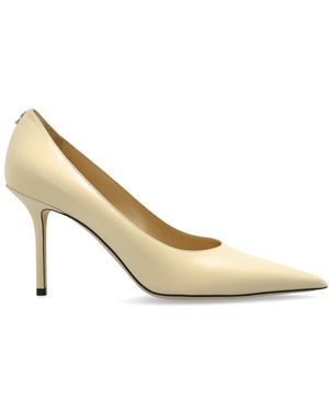 Jimmy Choo Hohe Schuhe Liebe - Mettallic
