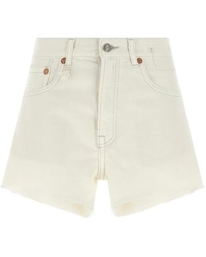 R13 Denim Shorts - Blanco