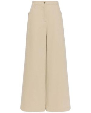 Max Mara Wide Trousers - Neutro