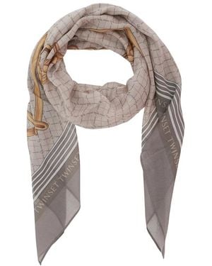 Twinset St. Lucky Charms Schal - Grau