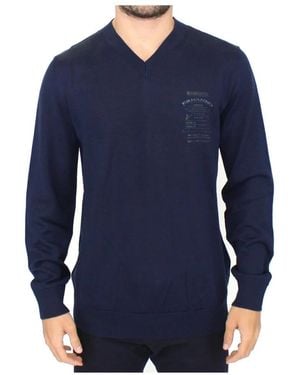 Ermanno Scervino Maglieria con scollo a v - Blu