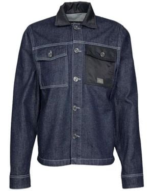 KARL LAGERFELD Denim Shirts - Blue