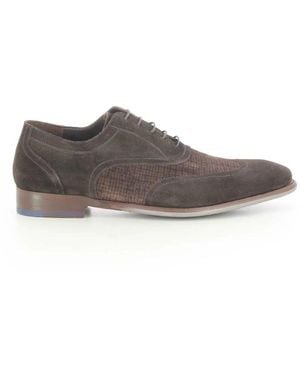 Floris Van Bommel Braune Herrenschuhe Sfm-30346 - Grau