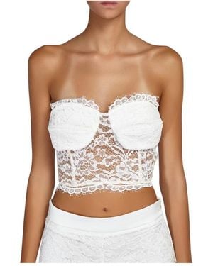 Doris S Sleeveless Tops - White