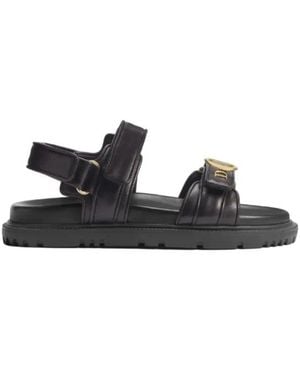 Dior Flat Sandals - Nero