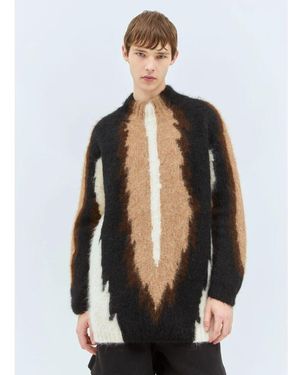 Walter Van Beirendonck Gemütlicher wollmischpullover - Schwarz