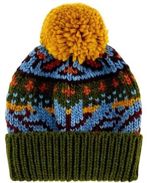 Gallo Bestickte Beanie Aus Acrylmischgewebe - Gelb