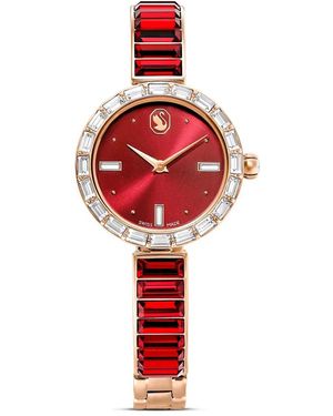 Swarovski Matrix Bangle Watch - Rood