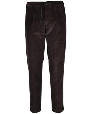 Officina 36 Straight Trousers - Black