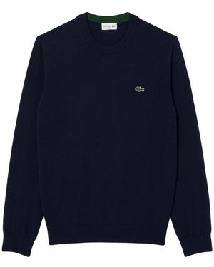 Lacoste Round-Neck Knitwear - Azul