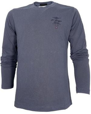 Aeronautica Militare Long Sleeve Tops - Blu