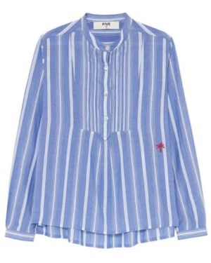 Five Jeans Blouse Bénédicte - Blauw