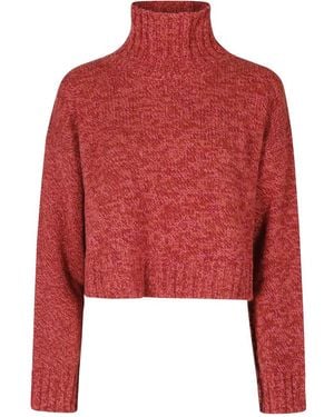 Roberto Collina Turtlenecks - Rouge