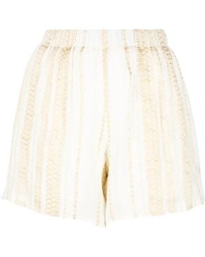 Zeus+Dione Short Shorts - White