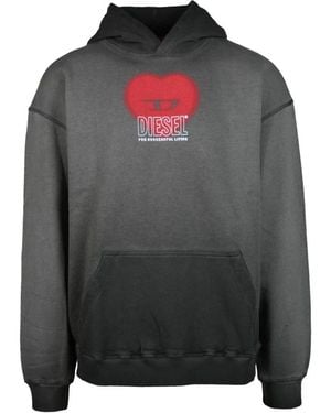 DIESEL Hoodies - Grey