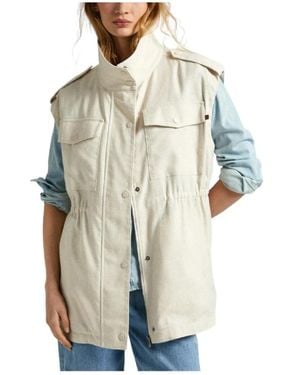 Pepe Jeans Waistcoats - Natural