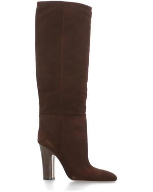 Paris Texas Heeled Boots - Marrone