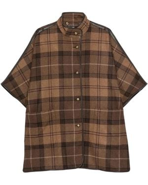 Barbour Judith Wollen Cape - Bruin