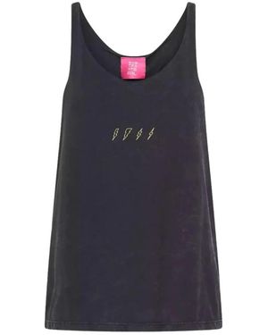 One Teaspoon Sleeveless Tops - Blue