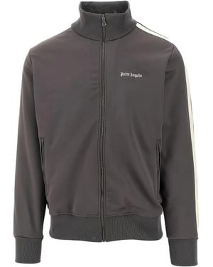 Palm Angels Dunkelgrauer Track Top