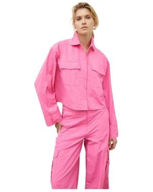 2nd Day Idette Essential Texture Shirt - Roze