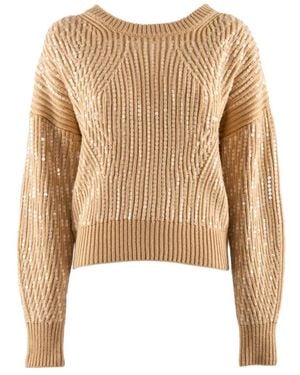 Nenette Round-Neck Knitwear - Neutro