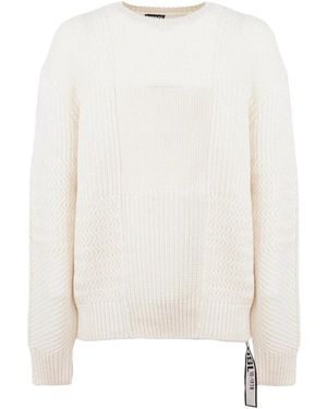DIESEL Trui Met Ronde Hals - Wit