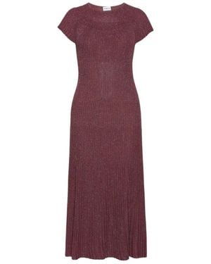 Marella Knitted Dresses - Purple