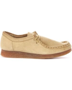 Clarks Laced Shoes - Natural