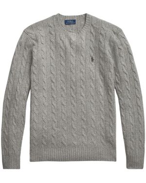 Ralph Lauren Round-Neck Knitwear - Gris