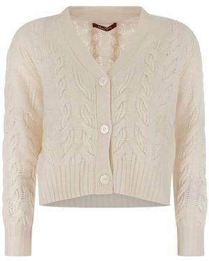Max Mara Cardigans - Blanco