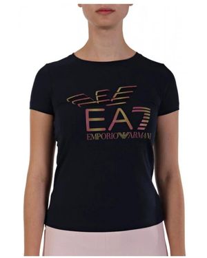 EA7 T-Shirts - Zwart