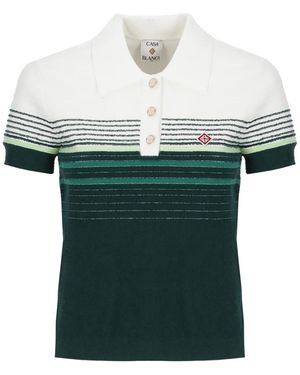 CASABLANCA Polo Shirts - Green