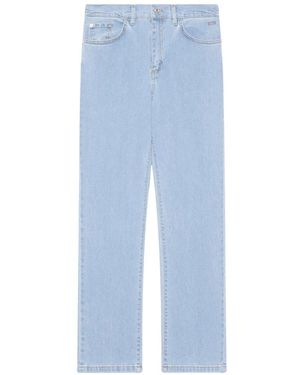 Gcds Straight Jeans - Blu
