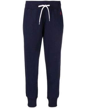 Polo Ralph Lauren Blaue Tapered Track Hose Mit Kordelzug