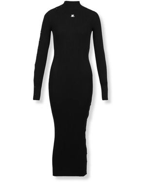 Courreges Knitted Dresses - Negro