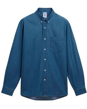 Sebago Denim Shirts - Blue