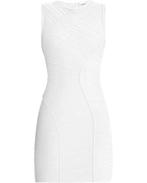 Hervé Léger Short Dresses - White