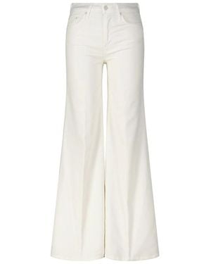 Mother Wide Trousers - Bianco