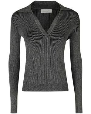 Roberto Collina V-Neck Knitwear - Black