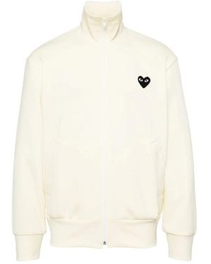 COMME DES GARÇONS PLAY Emblem Sweatshirt - Wit
