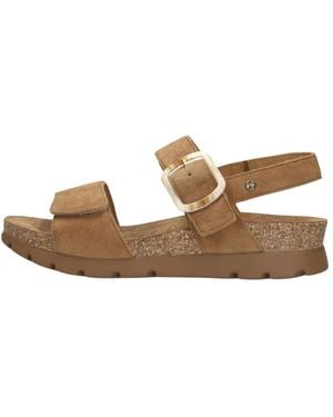 Panama Jack Wedges - Marron