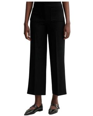 Sessun Wide Trousers - Negro